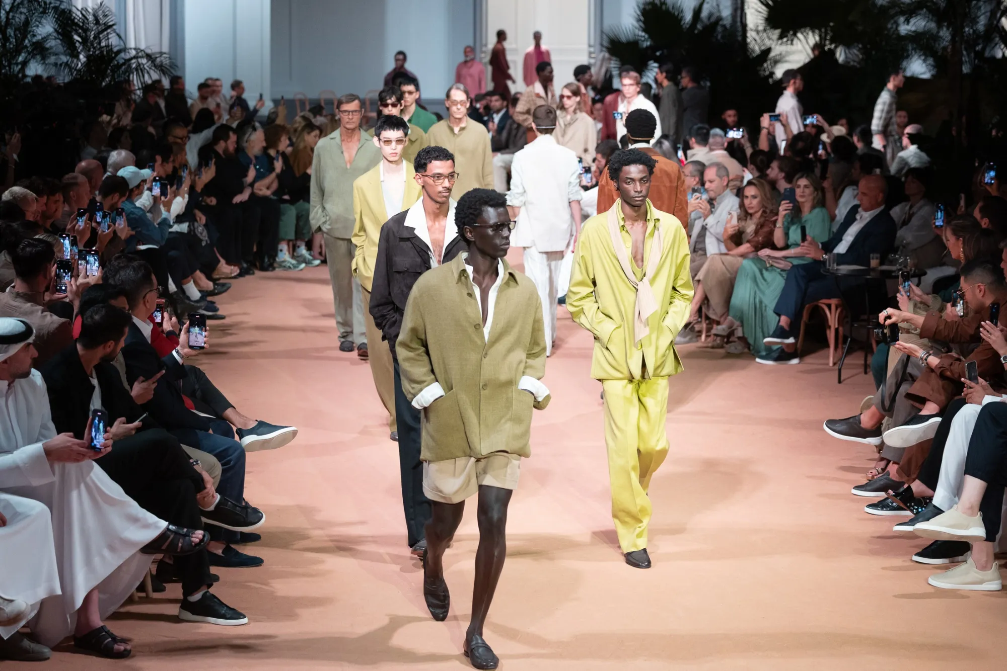 The Zegna Cruise Show 2026 fashion show in Dubai, in June.