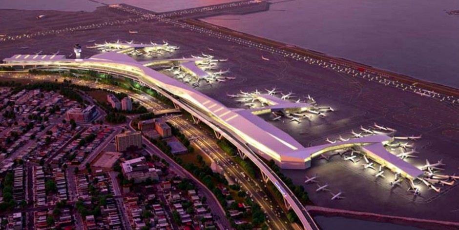 A rendering of a new and improved LaGuardia Airport.