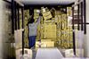 An employee unloads a truck load of Amazon.com Inc. packages at the United Parcel Service Inc. (UPS) Chicago Area Consolidation Hub in Hodgkins, Illinois, U.S., on Tuesday, Dec. 5, 2017. UPS is expecting slight delays in package deliveries through the middle of this week after a surge in e-commerce sales swamped its network in the days after Thanksgiving.