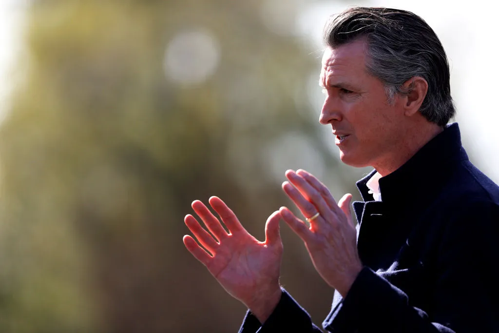 California Gov. Gavin Newson could use some backup.