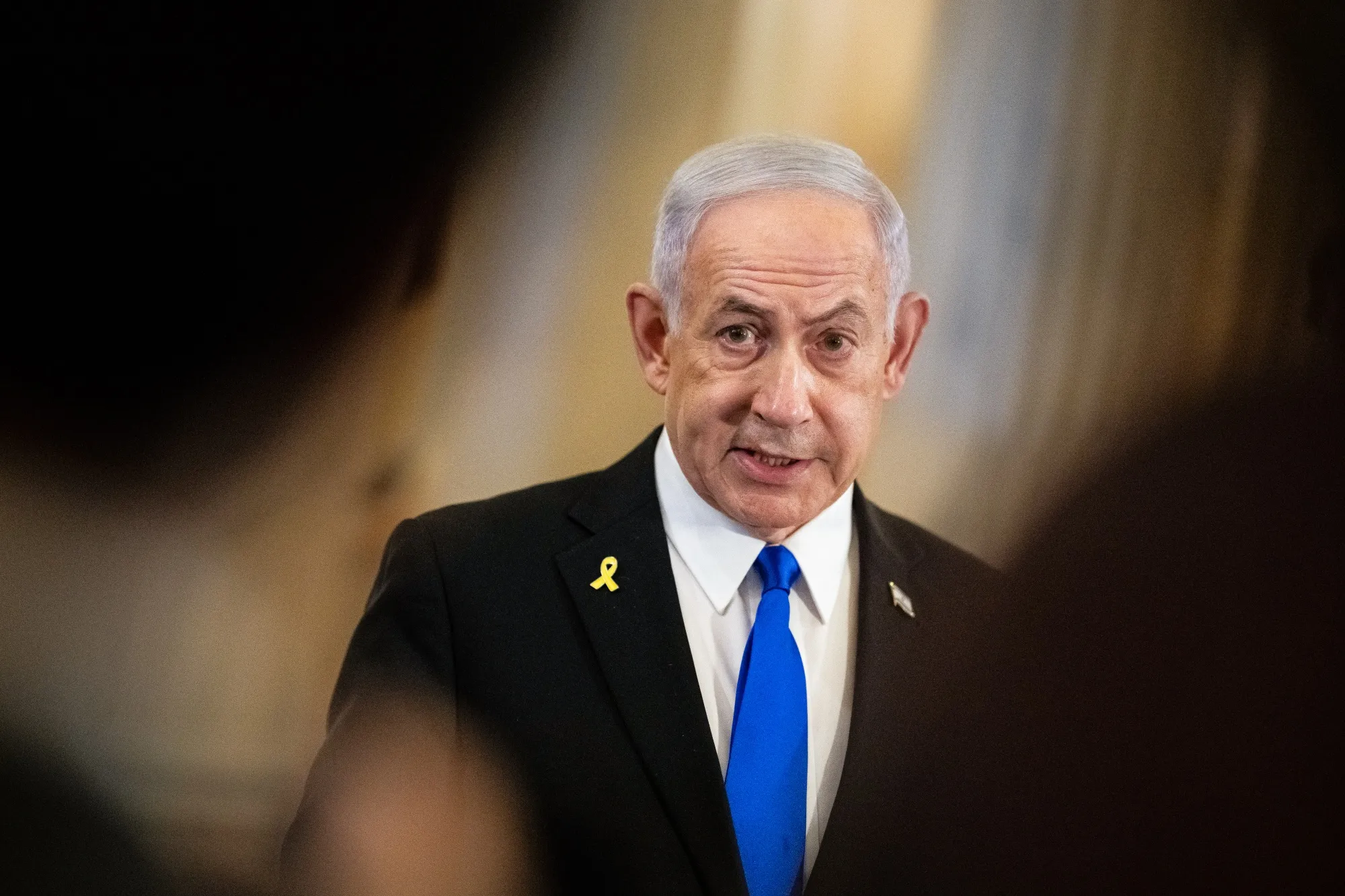 Israeli Prime Minister Netanyahu Meets Lawmakers On Capitol Hill