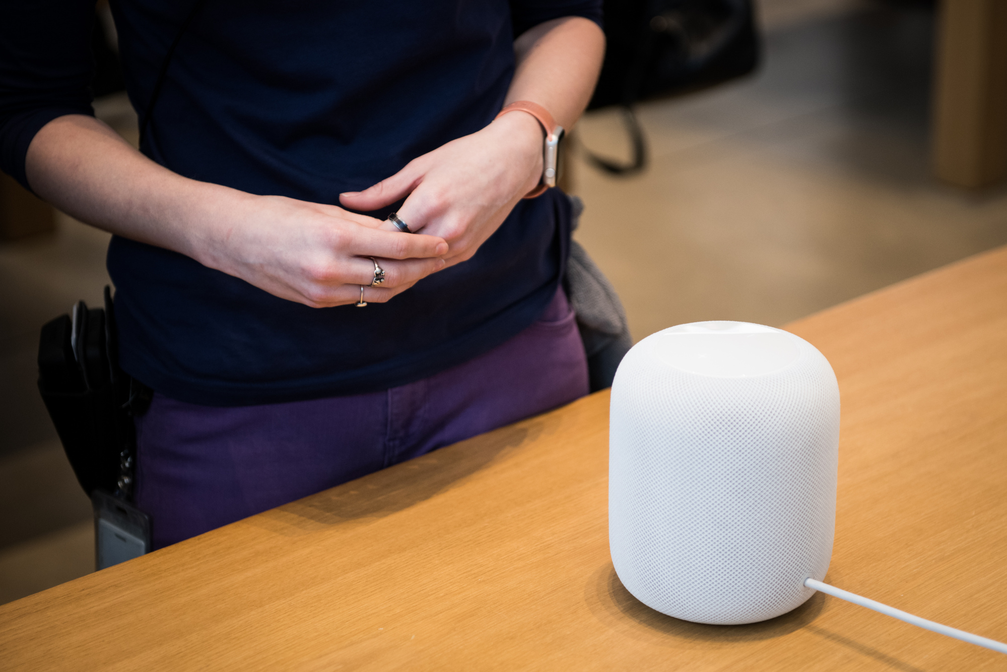 Apple Inc.  launches HomePod in stores