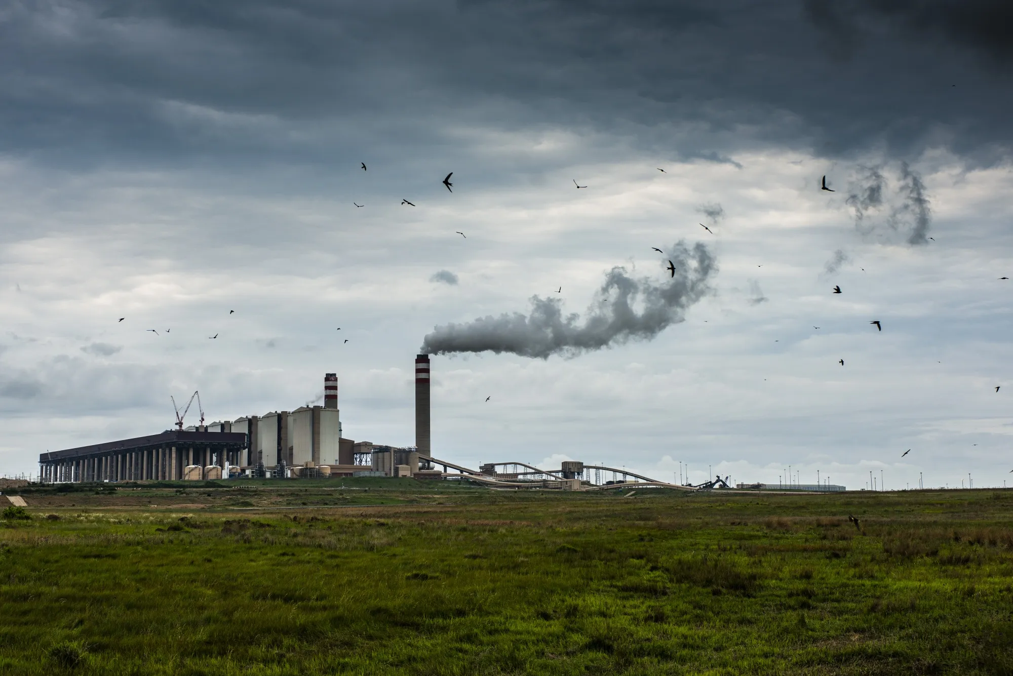 The Eskom&nbsp;Kusile coal-fired power station in Mpumalanga, South Africa.
