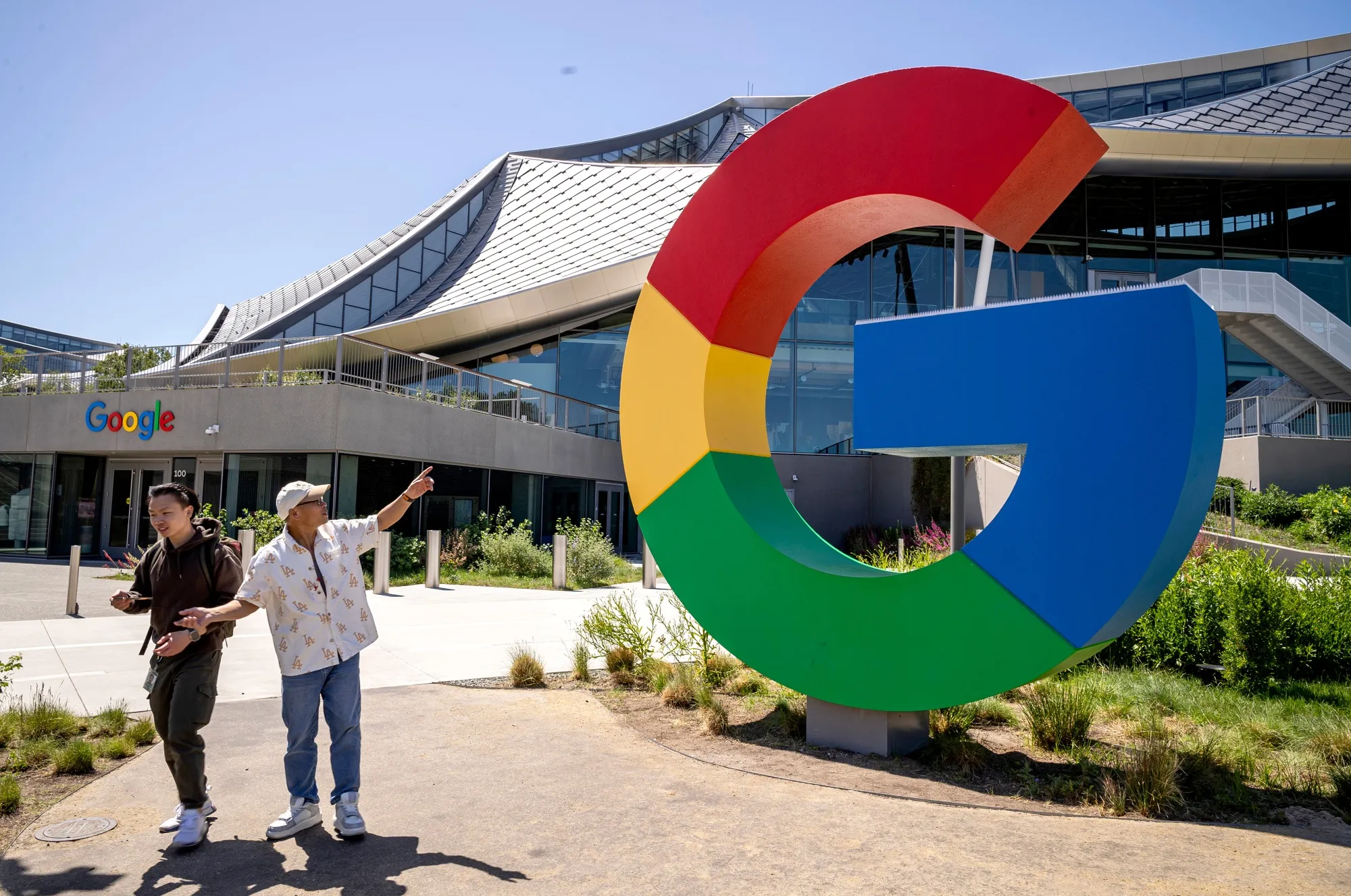 Google's Bay View campus in Mountain View, California, US.
