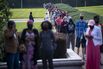 Virginia Residents Cast Ballots As Early Voting For U.S. Presidential Election Begins