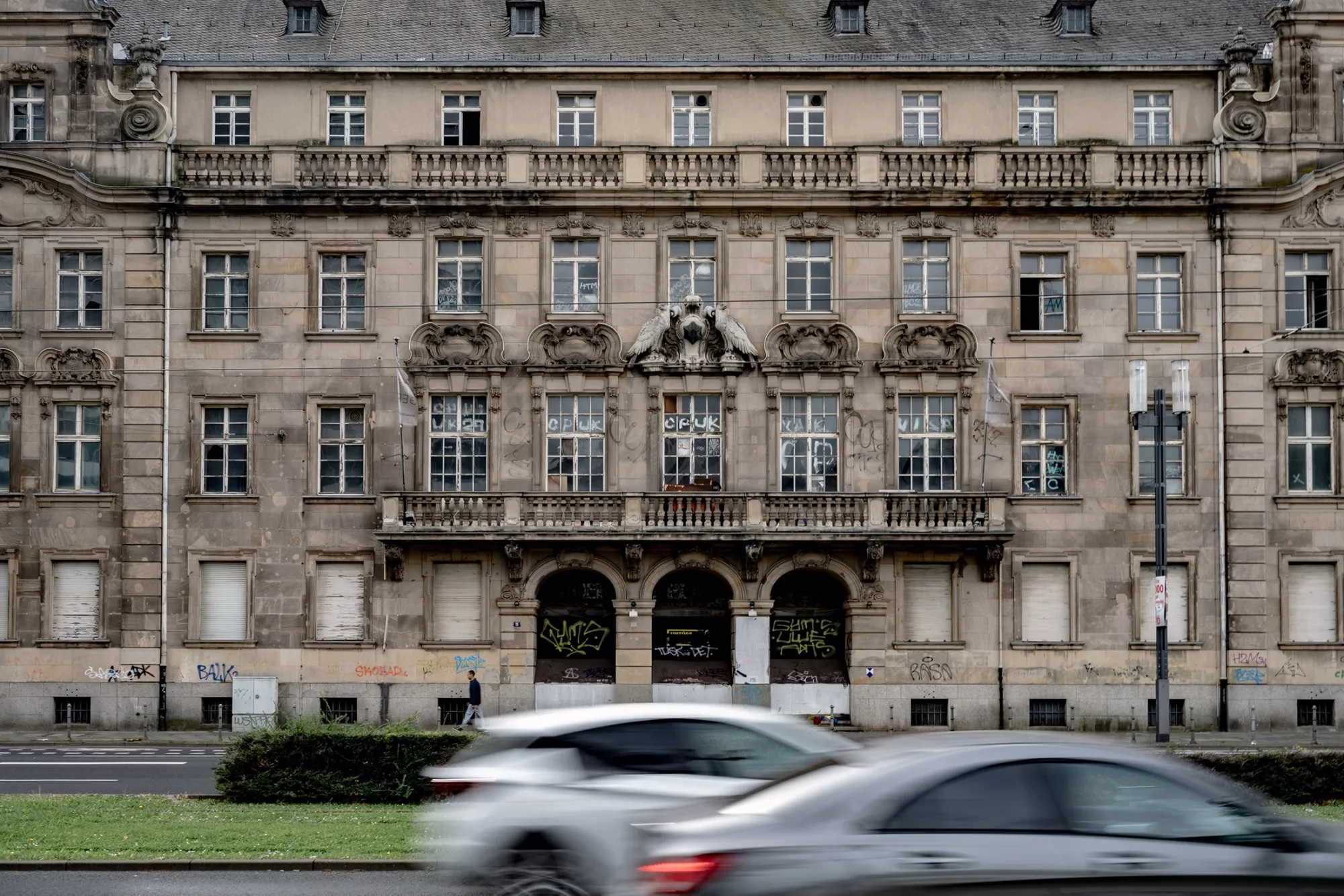 The former police headquarters in&nbsp;Frankfurt, Germany. The project's developer Gerchgroup filed for insolvency in 2023.
