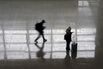 Travelers at Shanghai Airport ahead of Lunar New Year