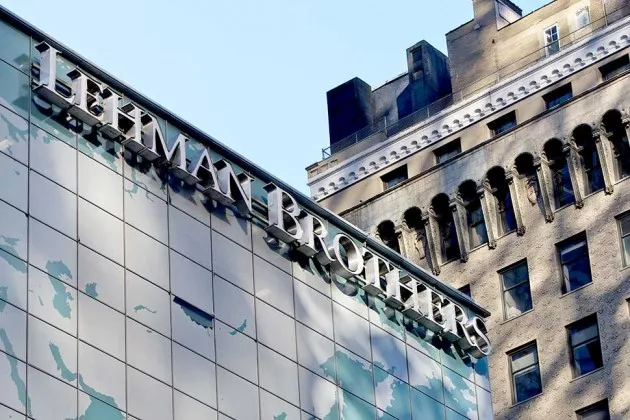 Lehman Brothers’ New York headquarters in 2008