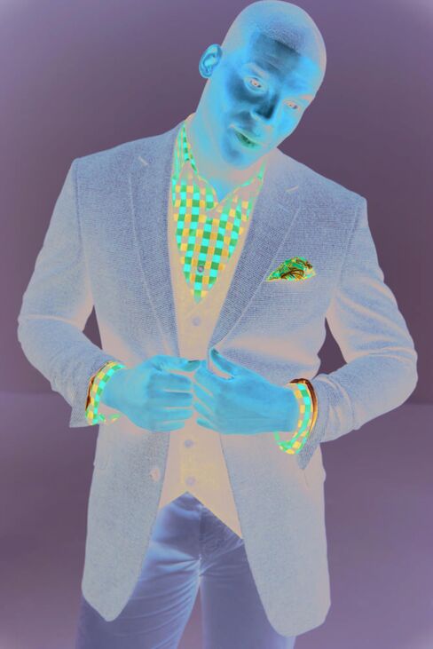 Newton wearing fashions from his MADE line for Belk.