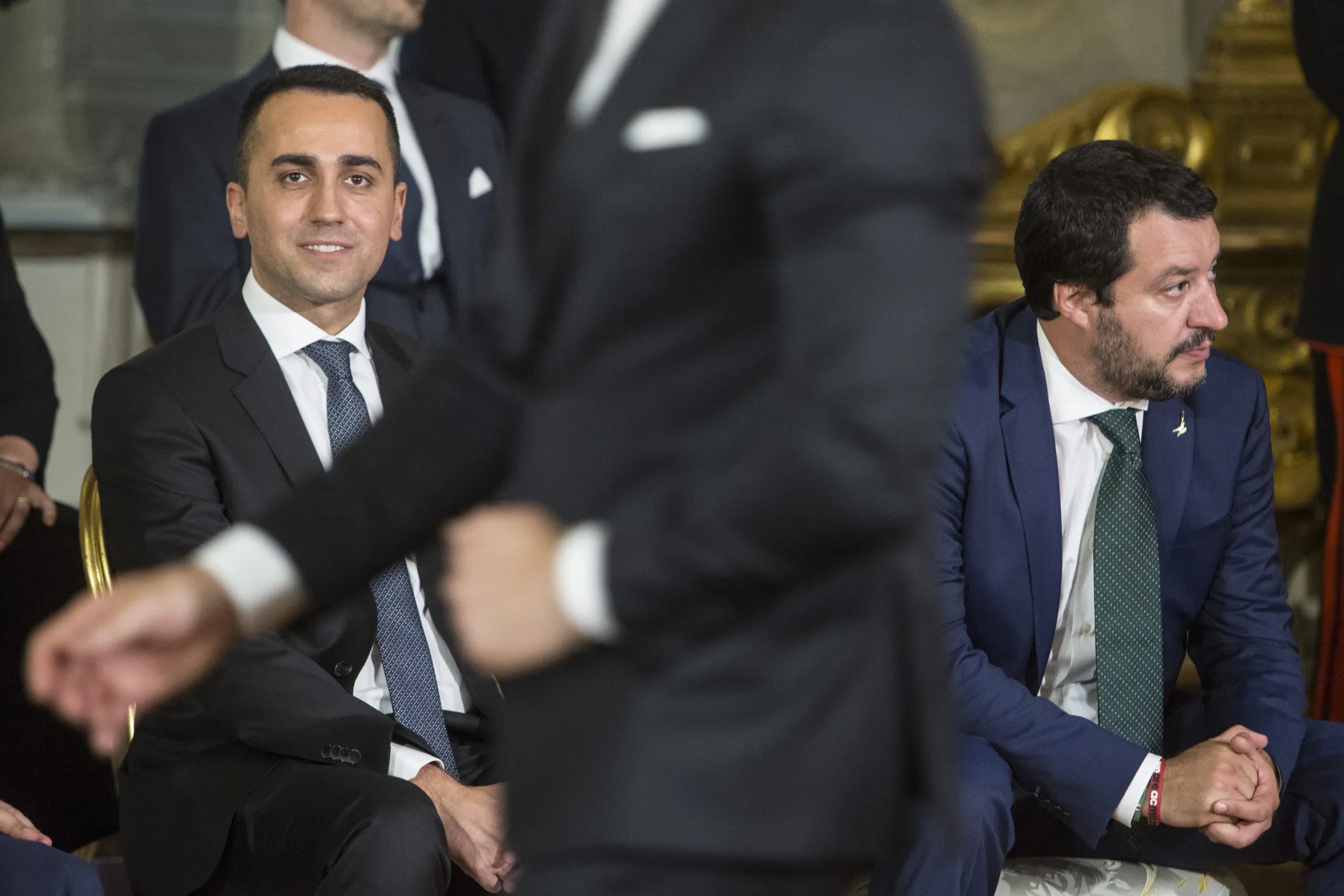 Luigi Di Maio, left, and Matteo Salvini.