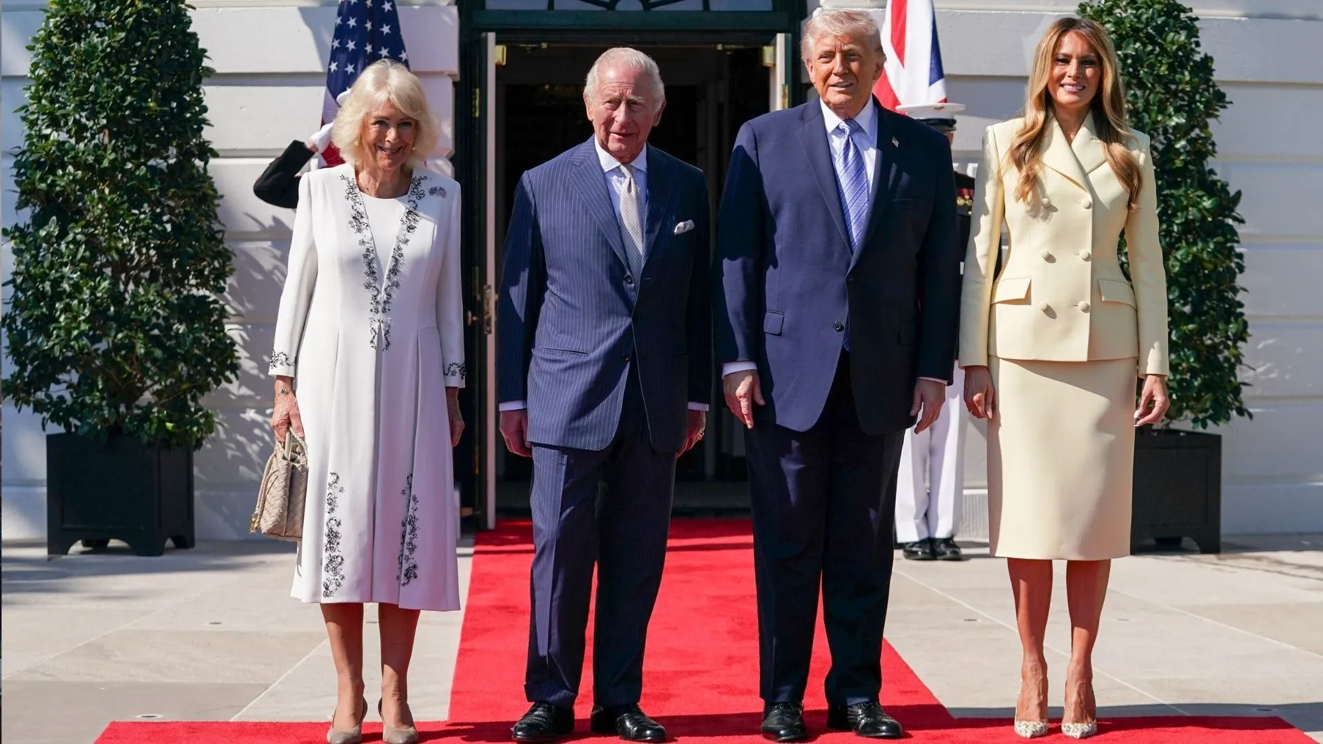 Watch Trump Welcomes King Charles at White House for State Visit ...