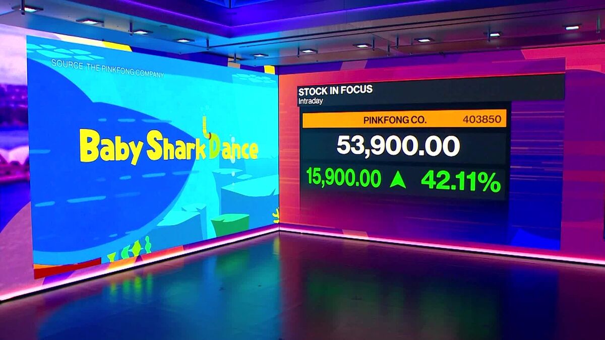 ⚫️ BLOOMBERG: "Le azioni di Pinkfong balzano del 62% nel debutto in borsa grazie al successo di Baby Shark"