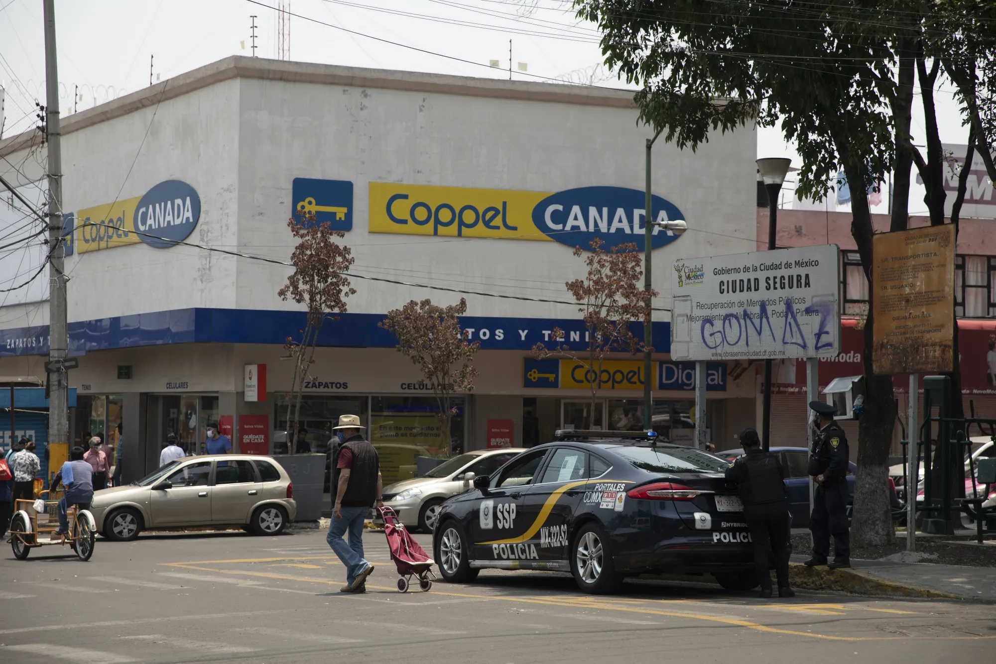 A Grupo Coppel&nbsp;department store in Mexico City.