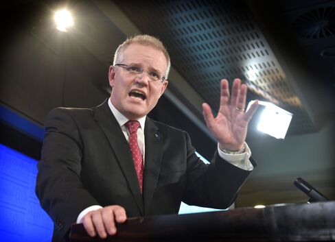 Australian Treasurer Scott Morrison Addresses The National Press Club