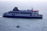 A P&amp;O ferry enters the Port of Dover, U.K., on March 14.