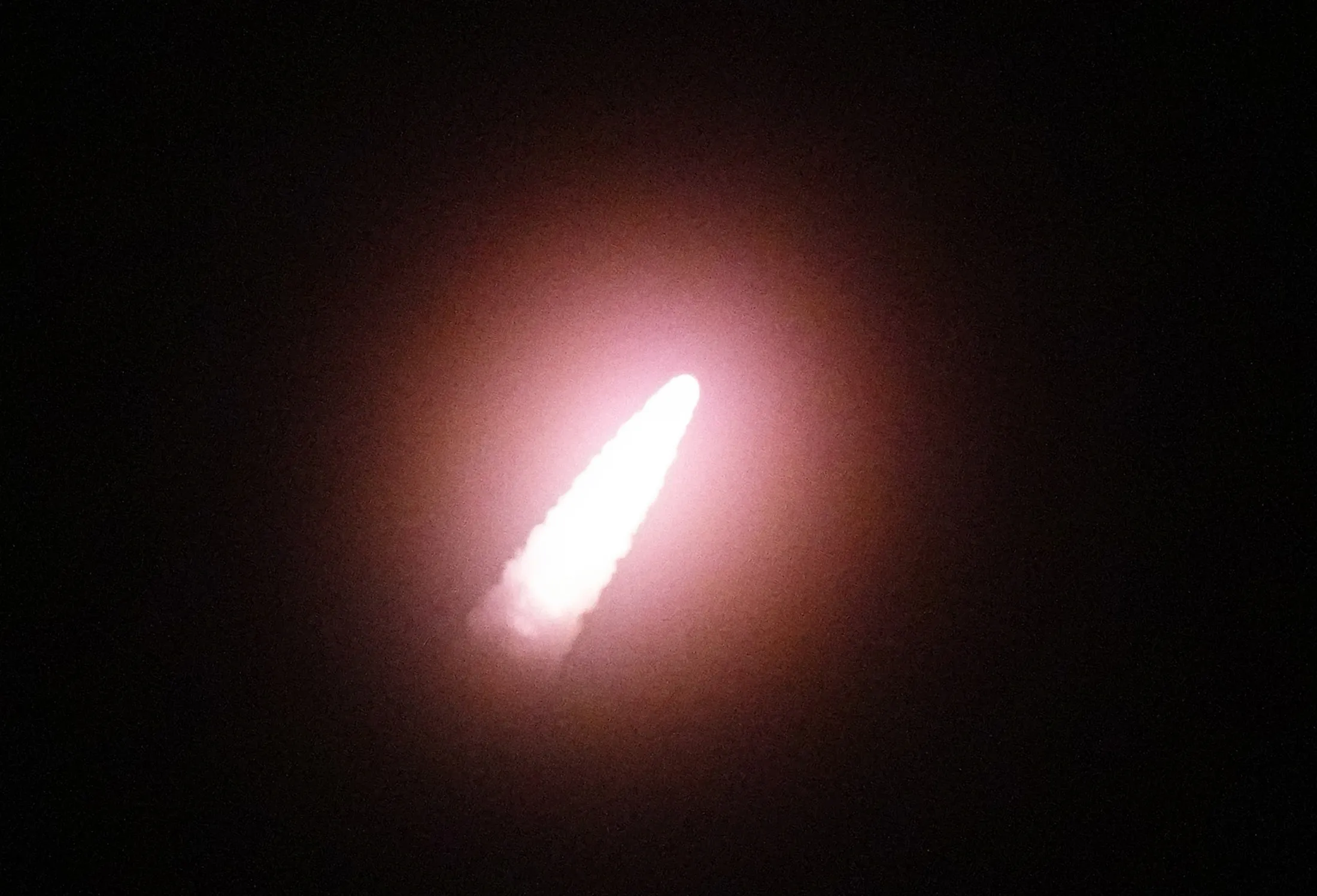 One of space agency ISRO’s successful PSLV rockets after launch from southern India in December 2024.