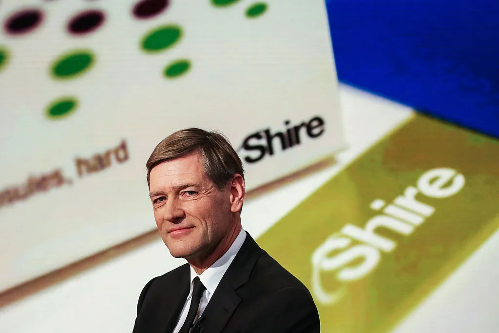Flemming Ornskov, chief executive officer of Shire Plc, sits for a photograph following a Bloomberg Television interview in New York, U. S., on Friday, Jan. 15, 2016.
