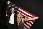 United States Olympic Winter Games figure skating ice dancers Madison Hubbell and Zach Donohue pose for a portrait at the 2017 Team USA Media Summit Tuesday, Sept. 26, 2017, in Park City, Utah. When they take the ice in Nashville in January 2022 for the U.S. Figure Skating Championships, they will be heavy favorites to qualify for the Olympics — and will carry solid medals credentials to the Beijing Games. (AP Photo/Rick Bowmer, File)
