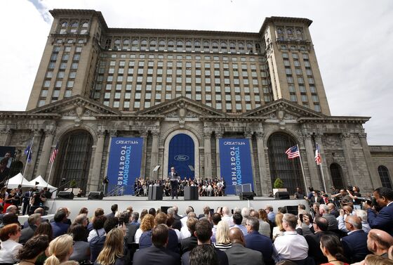 Ford Bets Detroit Eyesore Can Transform Into Tech Talent Magnet