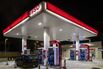 Esso gas and oil station seen in Hong Kong