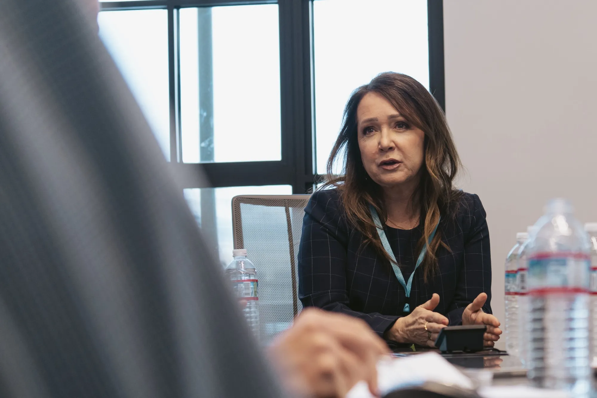 Marcie Frost, chief executive officer of California Public Employees' Retirement System (Calpers), during an interview in San Francisco in 2023.