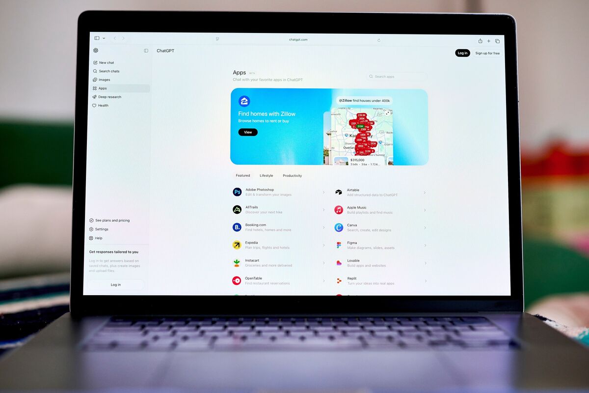 OpenAI's ChatGPT app store now has 300+ app integrations six months after its launch, but faces sluggish adoption due to limited functionality for many apps (Natalie Lung/Bloomberg)