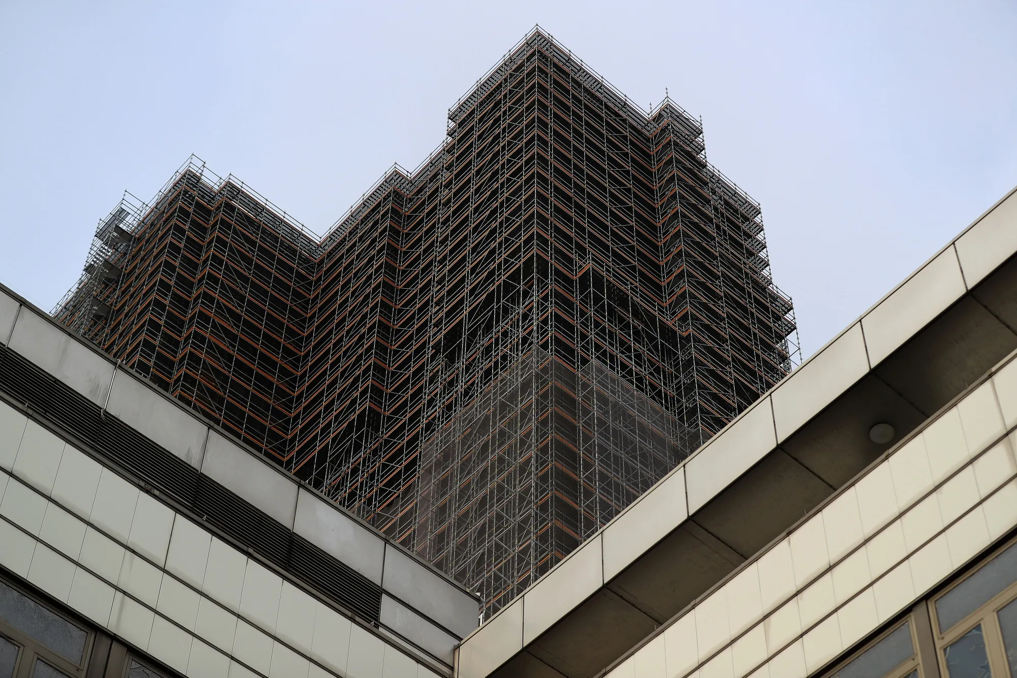 An Adler Group SA luxury apartment construction site in Berlin, Germany.