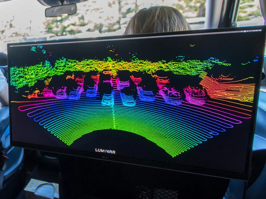Luminar Technologies Inc.&nbsp;imaging created by a lidar.