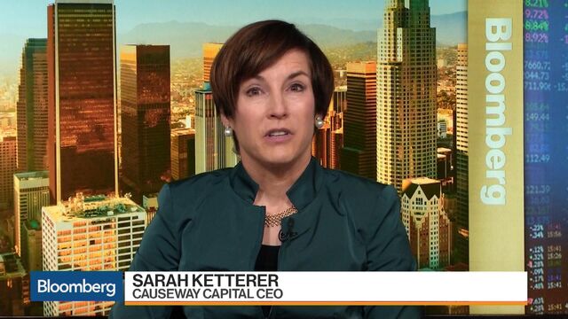 Sarah Ketterer chief investment officer at Causeway Capital says some tech stocks got ahead of themselves