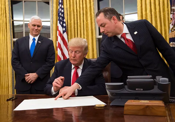 Reince Priebus points.
