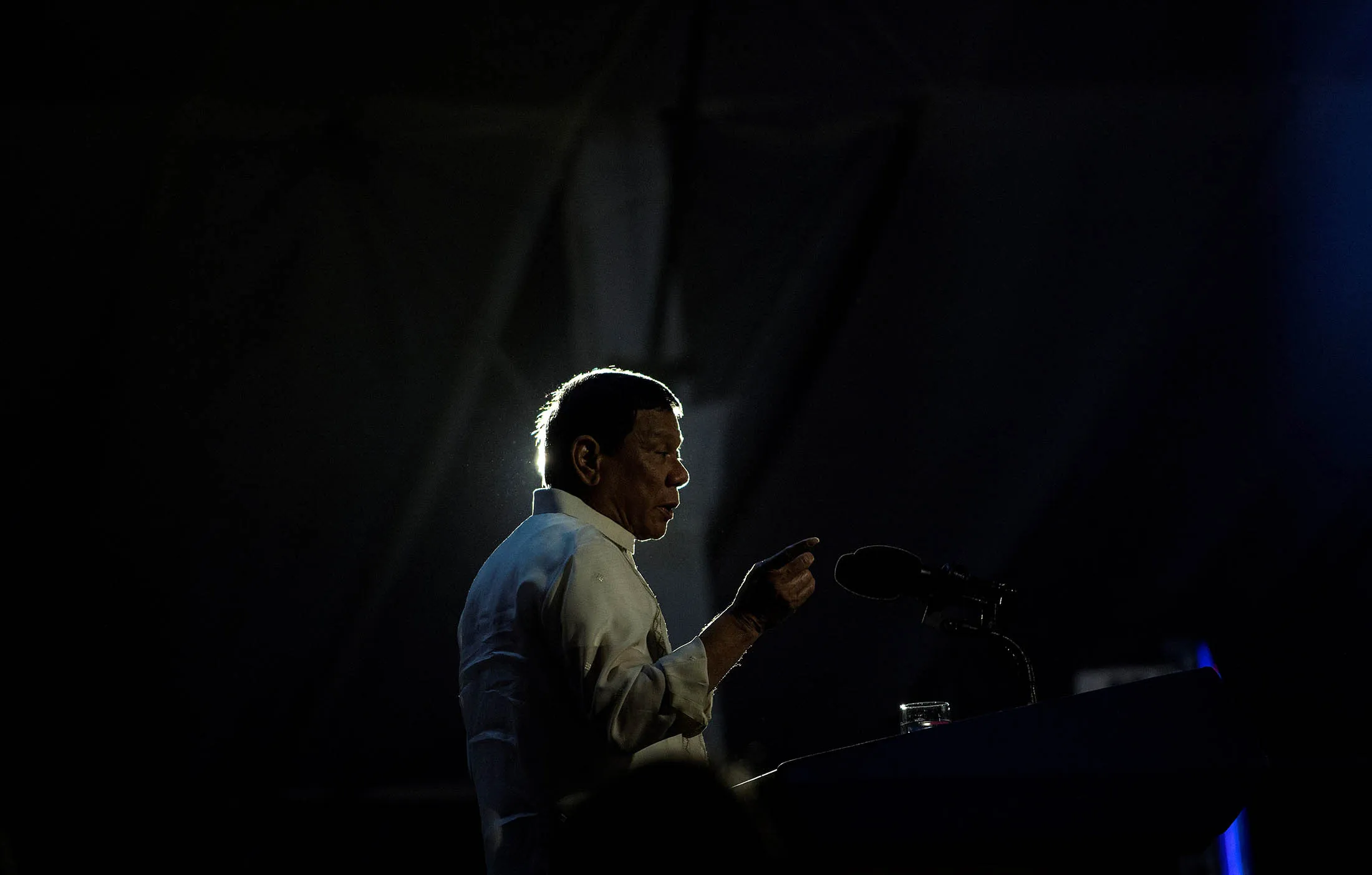 Philippine President Rodrigo Duterte.
