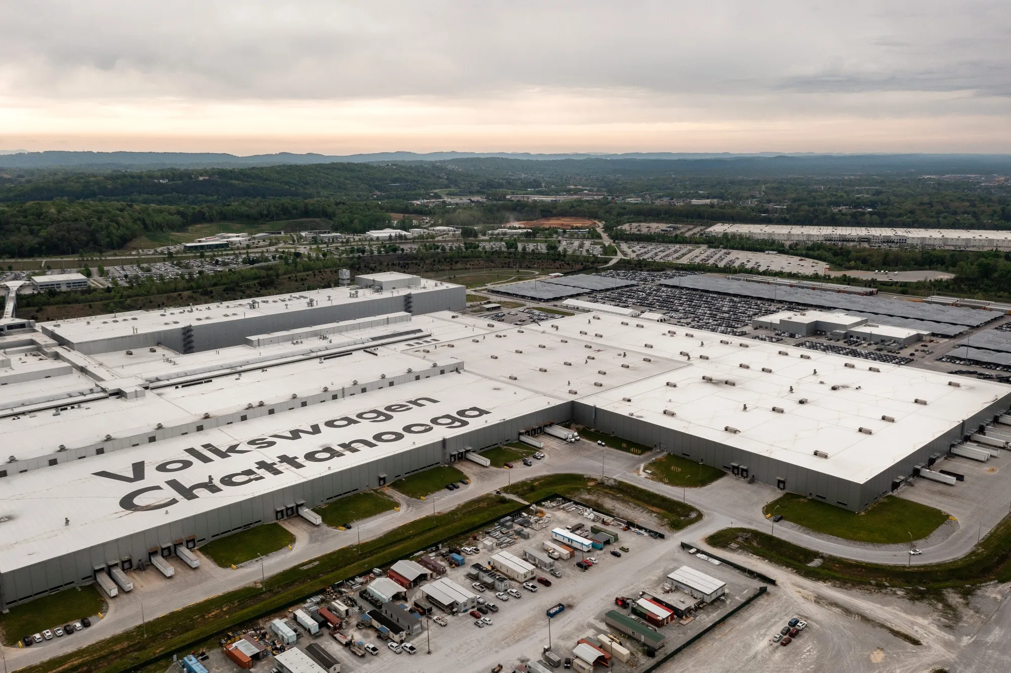 The Volkswagen AG assembly plant in Chattanooga, Tennessee.