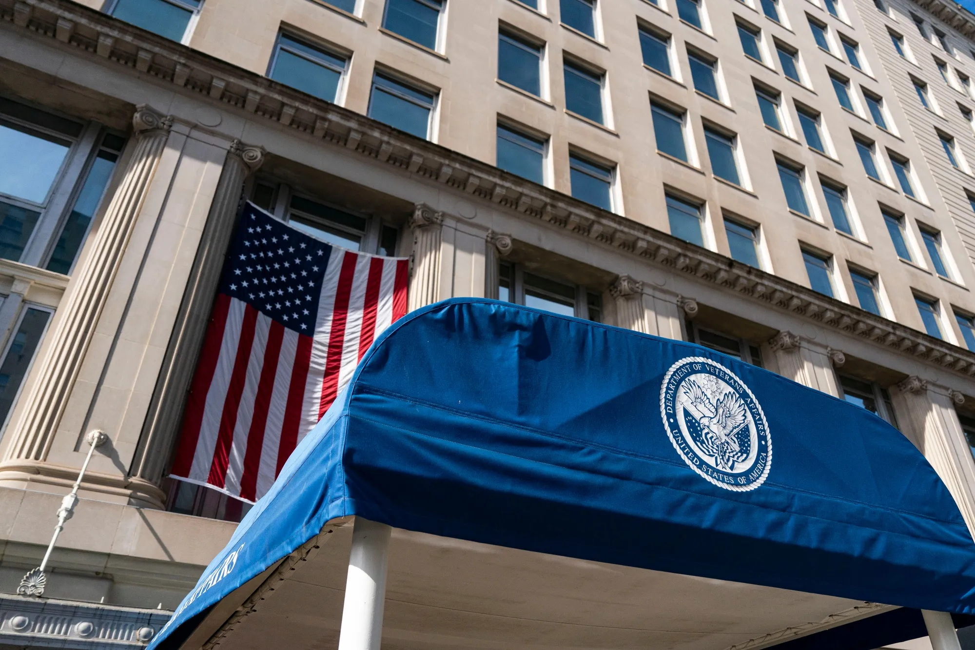 The Department of Veterans Affairs headquarters in Washington, DC.