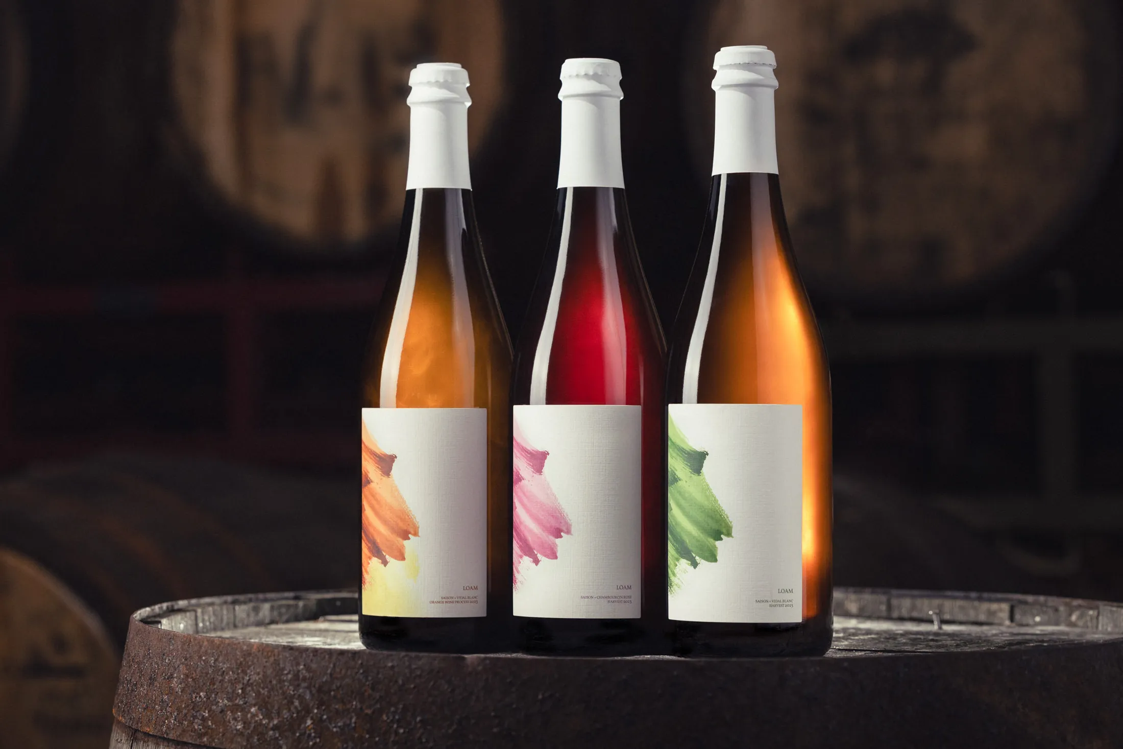 Side Project Brewing’s Loam series mixes saison with wine.