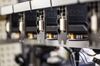 Nvidia Corp. GeForce GTX 1060 graphic processing units (GPU) sit stacked in mining rigs inside the cryptocurrency mining farm and school at the Ministry of Youth and Sports facility in Caracas, Venezuela, on Thursday, Feb. 22, 2018. Venezuelan President Nicolas Maduro said intended purchases of the country's cryptocurrency, known as the Petro, surpassed $1 billion in two days of sales.