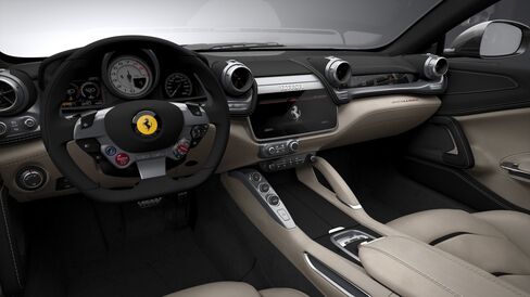 The media center in the GTC4 Lusso.