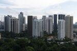 Condominiums near Orchard Road in Singapore.