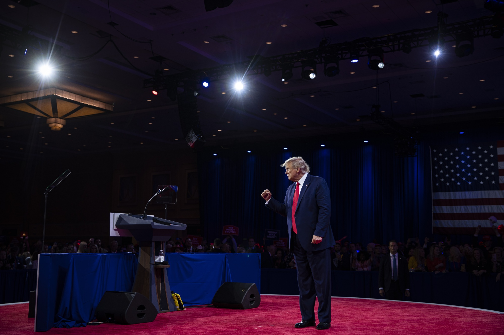 Former President Donald Trump during the Conservative Political Action Conference (CPAC) in National Harbor, Maryland, on March 4.