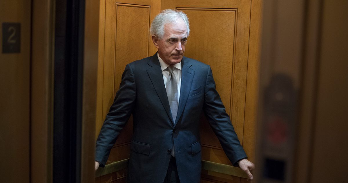 The Secret Fear Behind Trump’s Attack on Corker - Bloomberg
