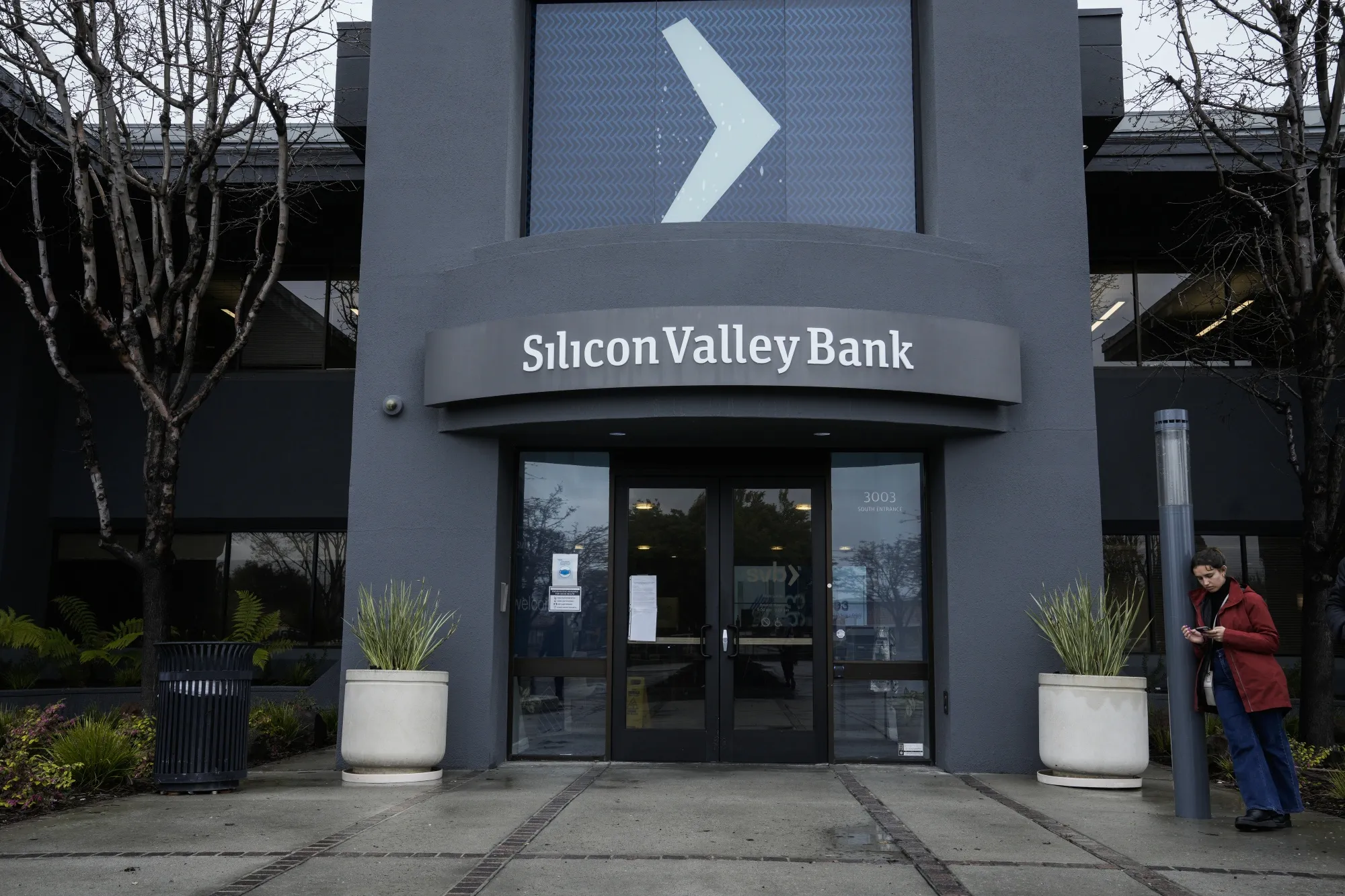 Silicon Valley Bank headquarters in Santa Clara, California, on March 10.