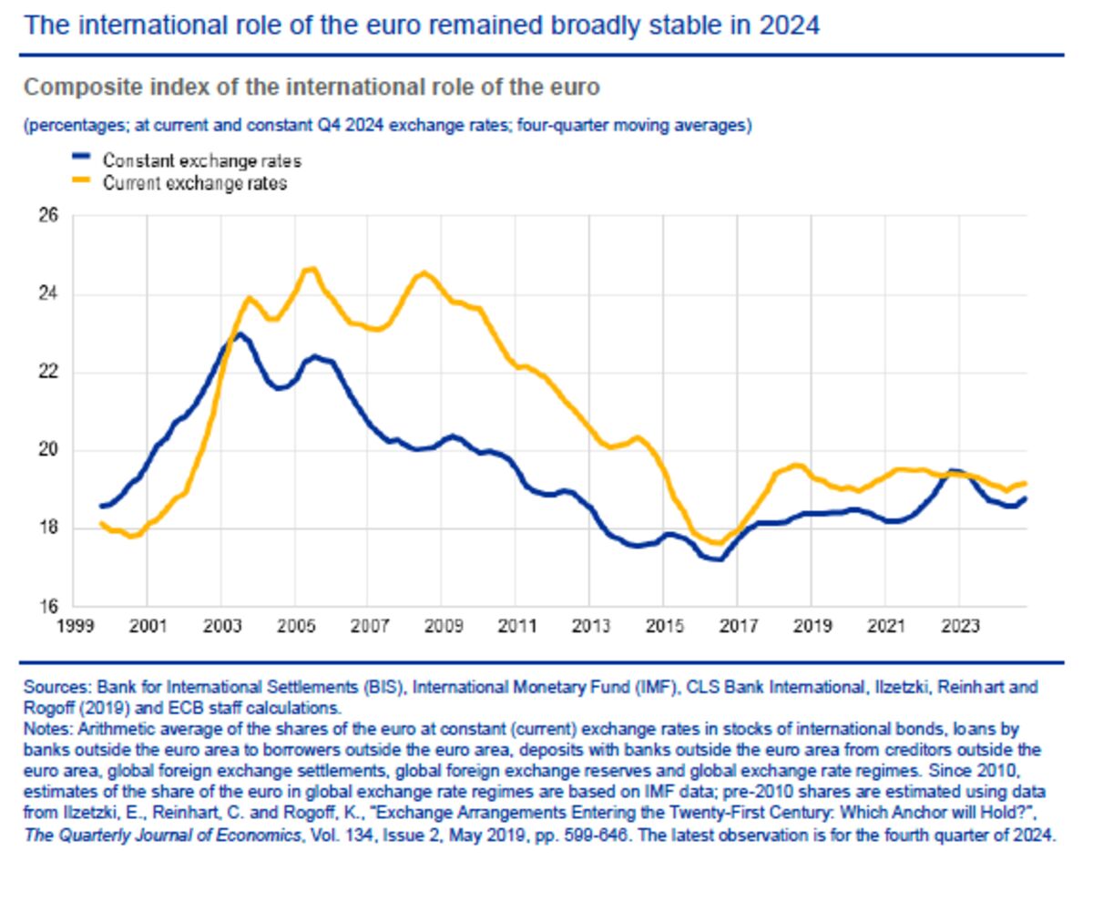 🟪"Euro: Stabilità Internazionale nel 2024, Ma Il Dollaro Resta Dominante"