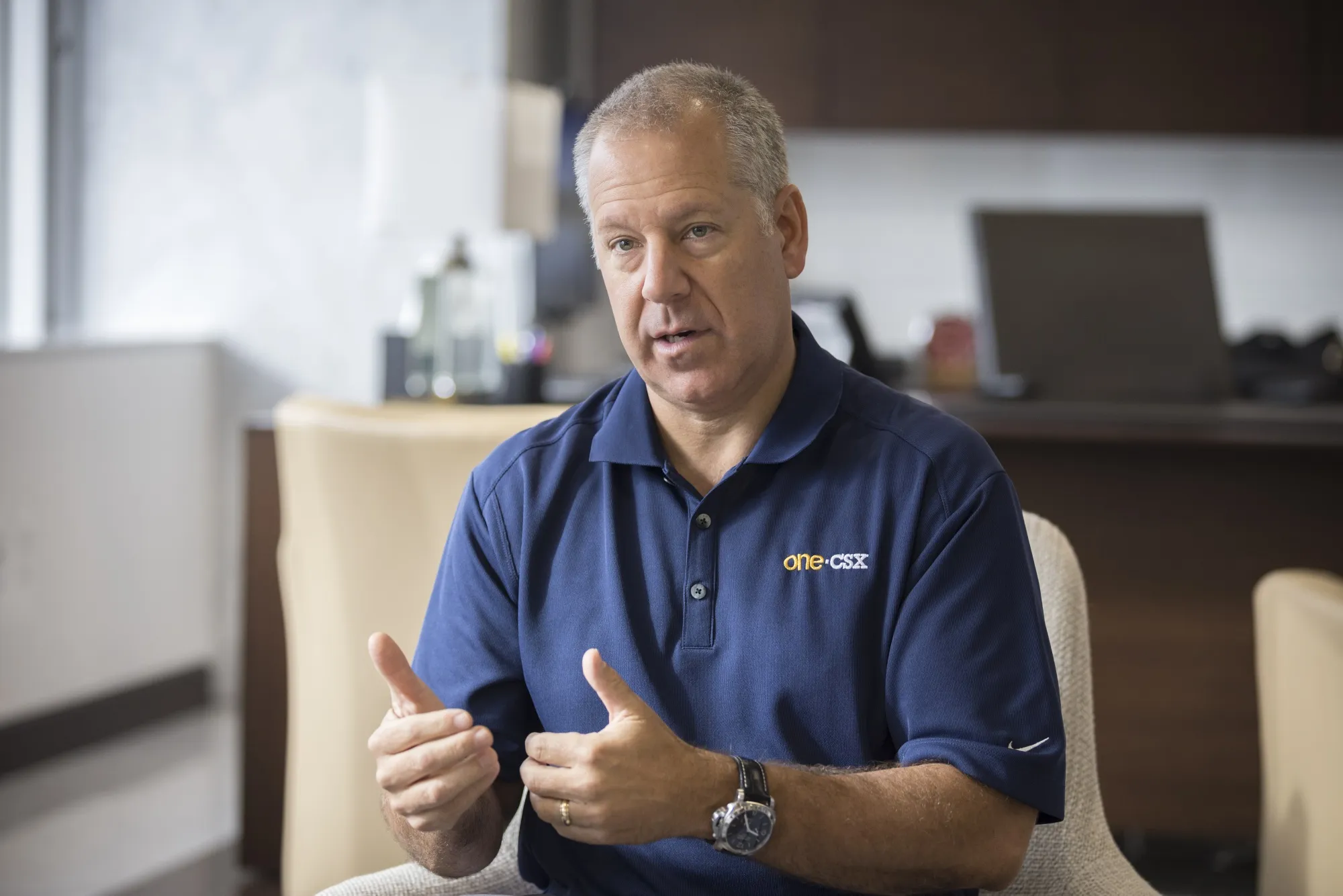 Joe Hinrichs, chief executive officer of CSX Corp.