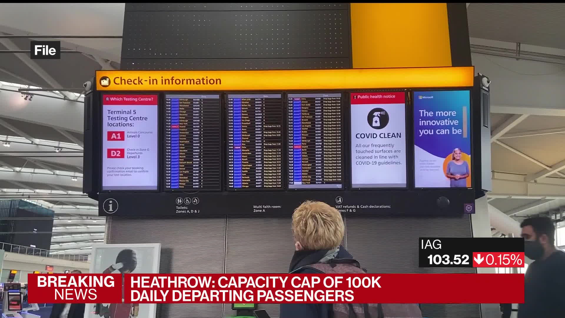 Heathrow Airport Sees Flight Demand Dipping Again After Summer - Bloomberg