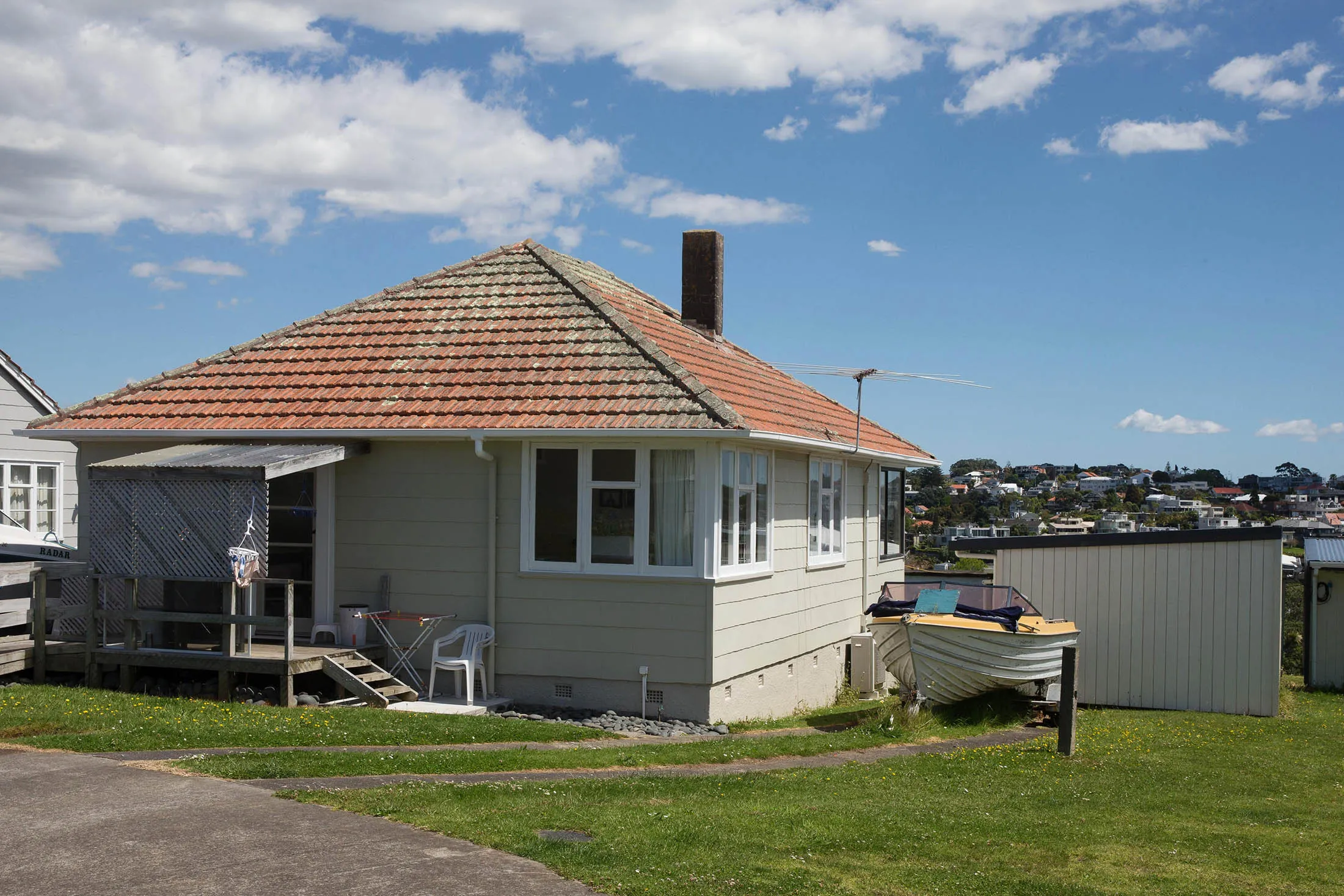A state house in the suburb of Orakei in Auckland, New Zealand. State homes, particularly those built from local timber in a wave of government-led construction in the 1940s, are regarded as iconic — products of a time when the government was determined to ensure no one lived in squalor.
