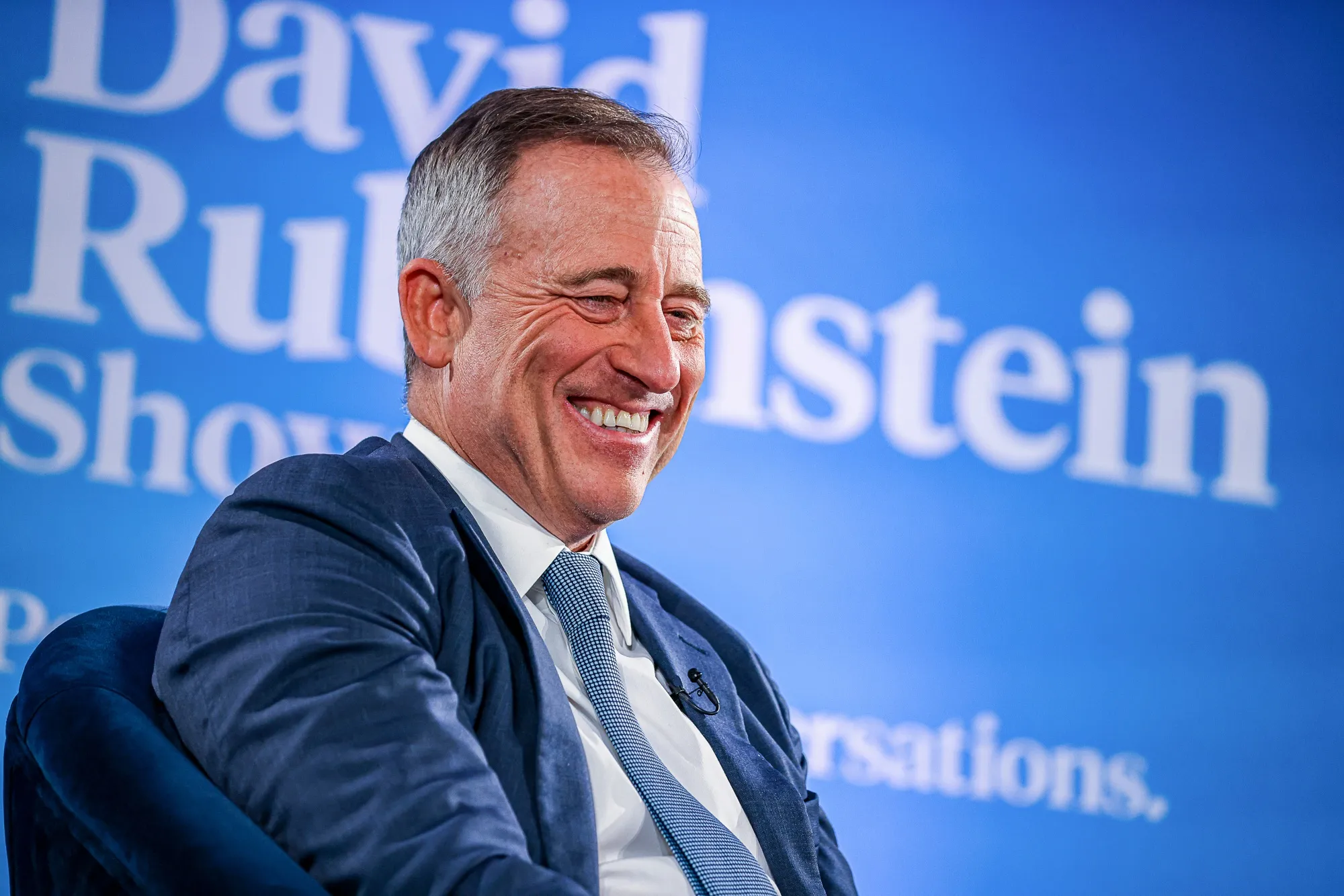 Josh Harris, founder of 26North Partners LP, during an interview for an episode of “The David Rubenstein Show: Peer-to-Peer Conversations” in Washington, DC, US, on Tuesday, Oct. 8, 2024.