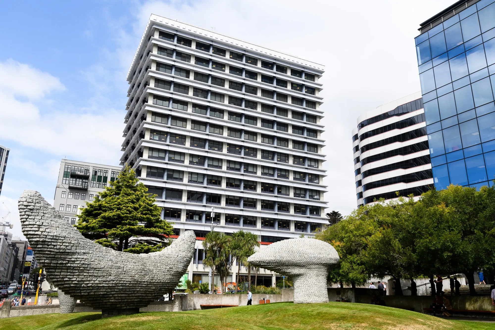 The Reserve Bank of New Zealand (RBNZ) building in Wellington.
