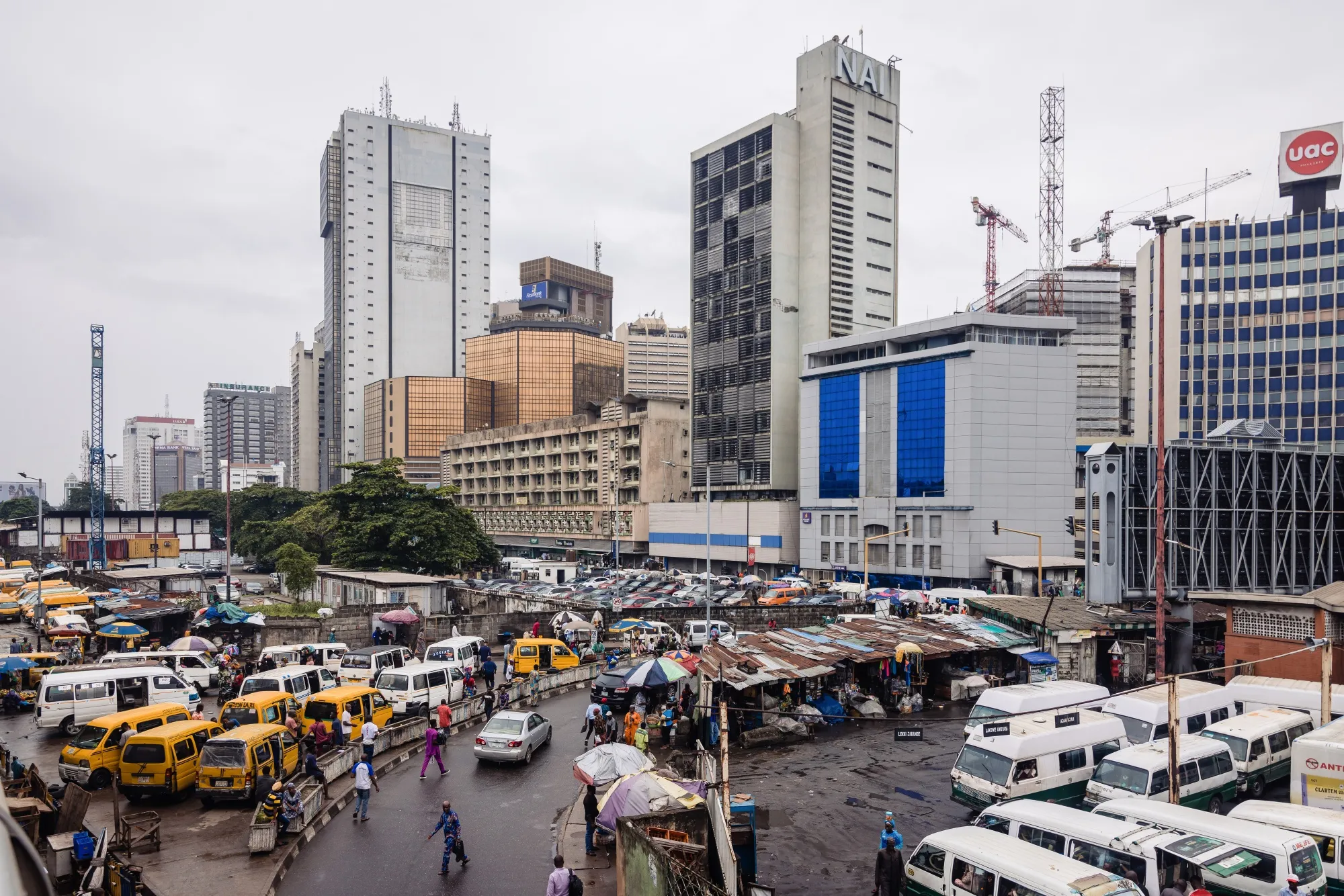 The Central Business District of Lagos, Nigeria.