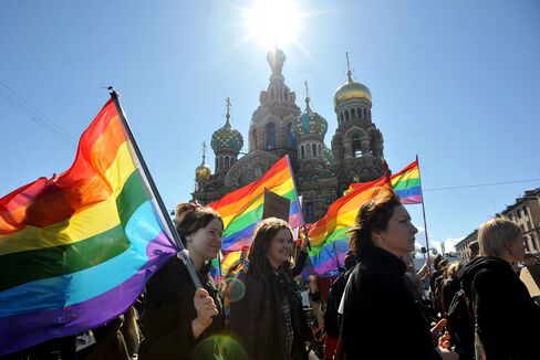 Gay Rights Activists in Russia