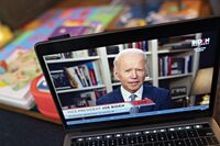 Joe Biden Holds Virtual Event On Coronavirus Economic Response 