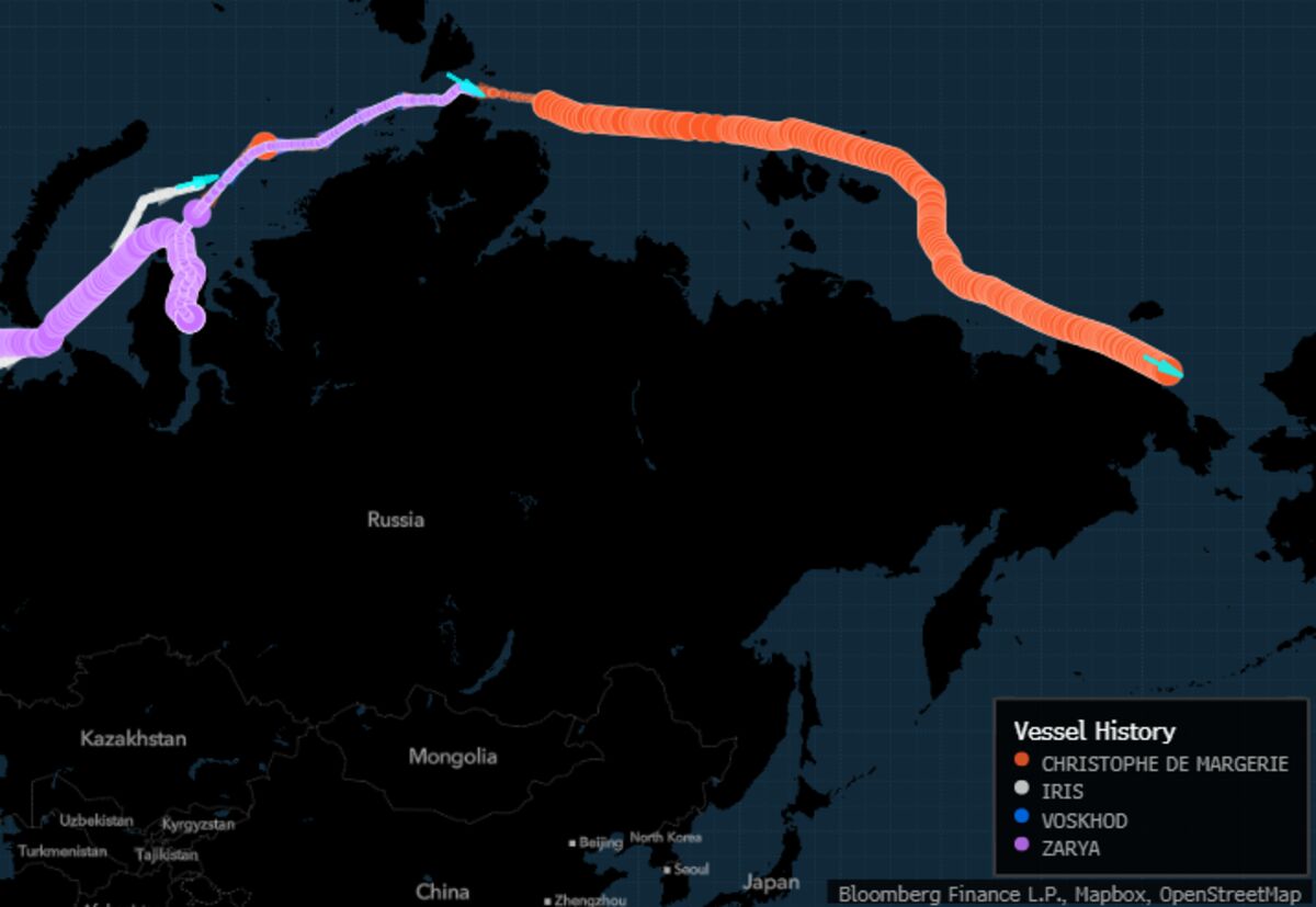 US-Sanctioned Russian LNG Heads to Asia in Search for Buyers